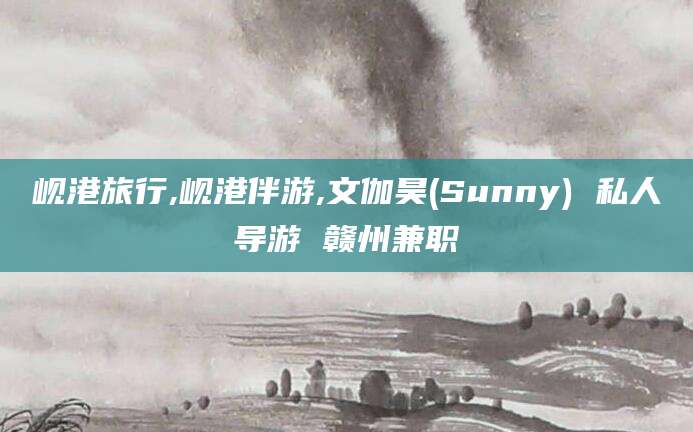 甘孜岘港旅行,岘港伴游,文伽昊(Sunny) 私人导游 赣州兼职